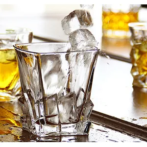 Unionsource Bar Crystal Beer Wire Glass Whiskey Glass Cup Mug