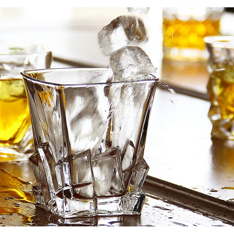 Unionsource Bar Crystal Beer Wire Glass Whiskey Glass Cup Mug