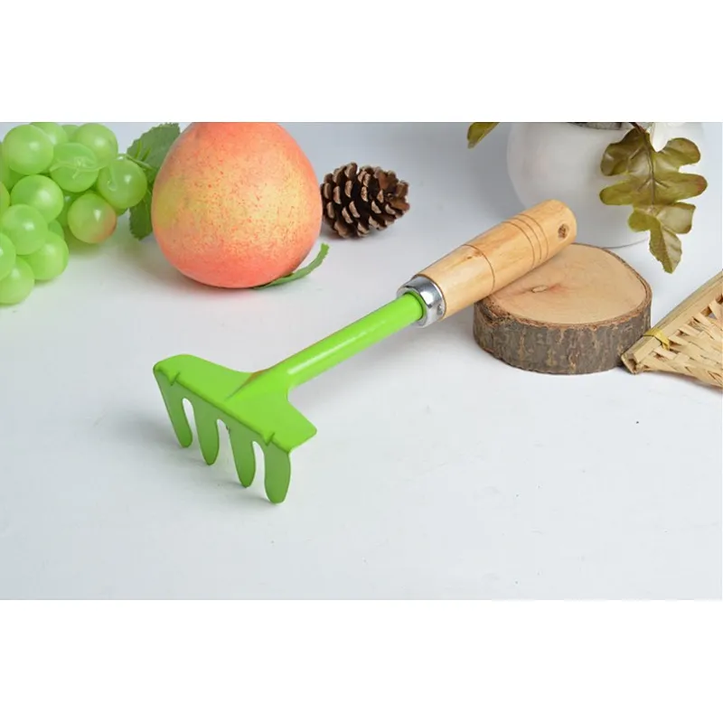 Russia Market  colorful safe kid mini toys garden beach sand scoop kids trowel shovel tool set with wooden handle