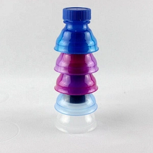 Creative  Mixed 6pcs/set Plastic Soda Bottle Top Can Convert