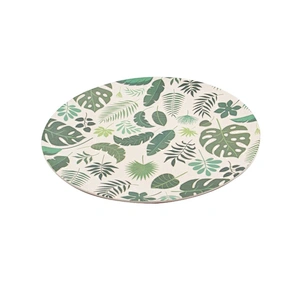 8 inch restaurant kitchen dinner kids toddler bamboo fiber plates