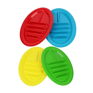 Food grade PP standard party hot dog /bread /pizza plastic plates and tray