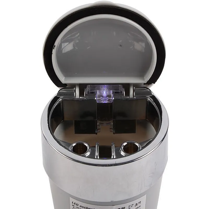 Union Source Custom new design portable multifunctional fashion round silicone car ash tray ashtray
