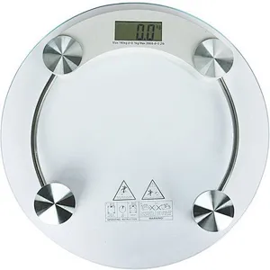 Union Source multifunction tempered glass electronic smart round personal bathroom weighing scales