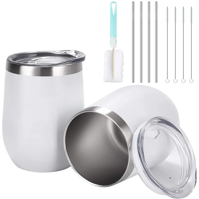 21New Product Drop Shipping Reusable Insulated flask Portable Stainless Steel Wine Sublimation Tumbler With Lid