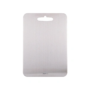 High quality custom flexible kitchen vegetable stainless steel wash chopping board with bubble bag