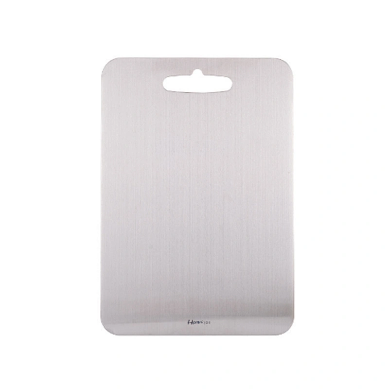 High quality custom flexible kitchen vegetable stainless steel wash chopping board with bubble bag