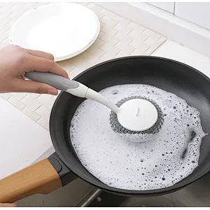 Unionsource Dish Cleaning Scrubber Brush/Kitchen Cleaning Brush For Dish With Handle
