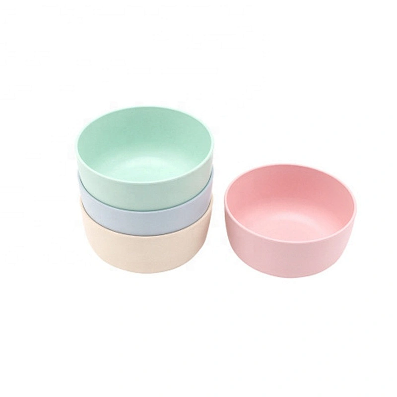 biodegradable fruit PLA material round shaped reusable bowl