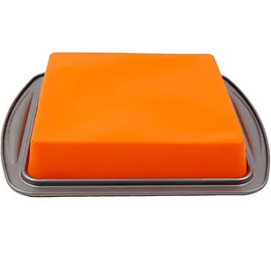 Kitchen Cake Tool Food Grade Foldable Silicone Cake Molds For Baking Cakes