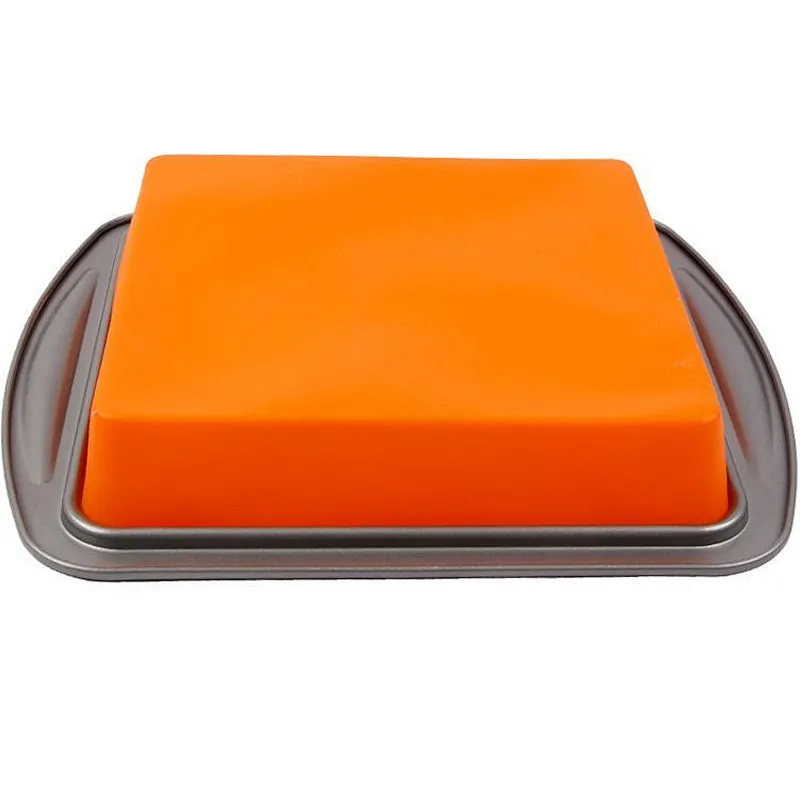 Kitchen Cake Tool Food Grade Foldable Silicone Cake Molds For Baking Cakes