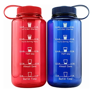 2020 new design 1L bpa free outdoor eco friendly reusable drinking insulated sport water bottle with lid