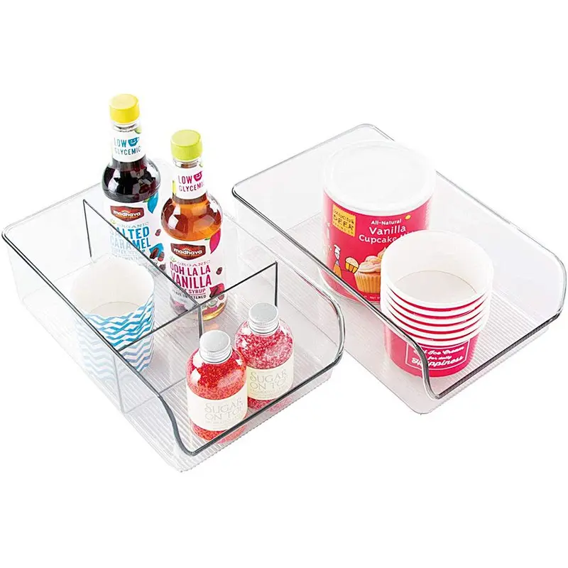 UnionSource Refrigerator Storage Rack Refrigerator Plastic Storage Basket