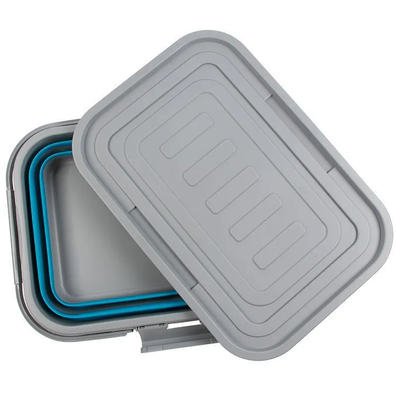 Union Source car heavy large collapsible foldable clothes kids toys silicone organizer storage box bins with lid