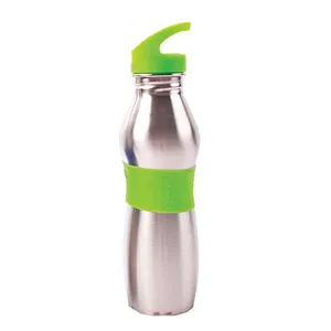 Customizable colors single wall vacuum thermos flask sport water bottle stainless steel