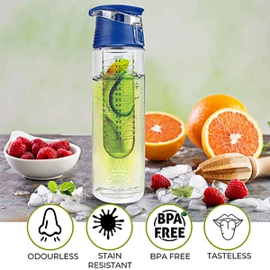 New Hot Selling Customized Gym Sport Vacuum Insulated Fruit Drinking Water Bottle With Lid