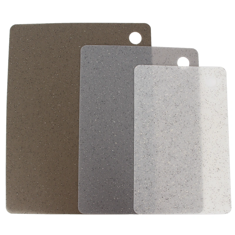 Factory Price Supplies Meat Fruit Plastic Cutting Board set  Kitchen Tool PP Chopping Board