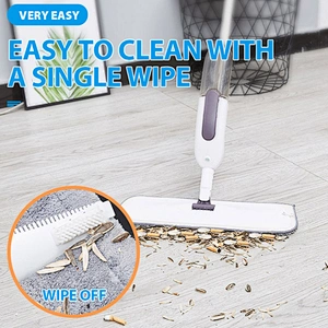 Union Source healthy long rod easy clean up shake head pressing water spray mop floor cleaning for home
