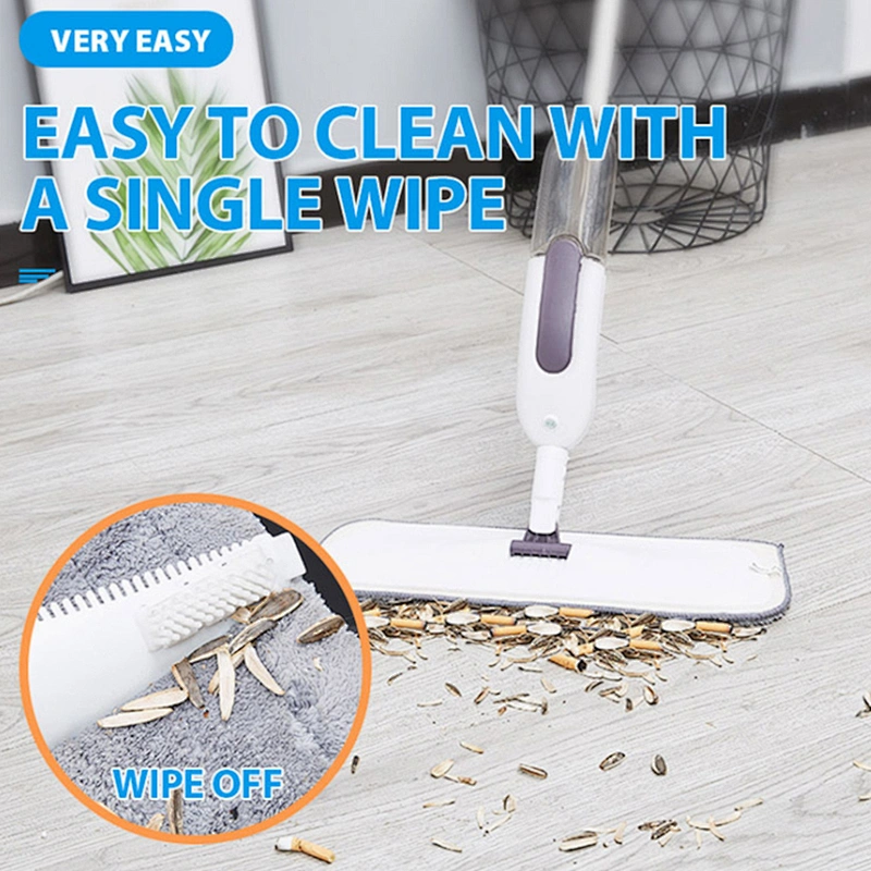Union Source healthy long rod easy clean up shake head pressing water spray mop floor cleaning for home