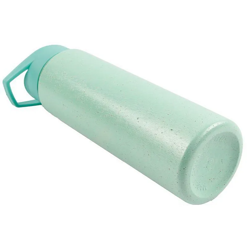 China Manufacturer single wall Portable Reusable sport wheat straw plastic Travel water bottle with straw