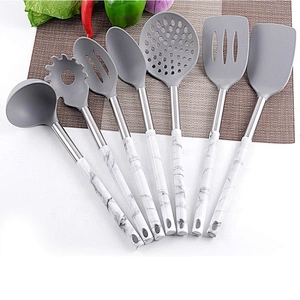 High Quality wholesale 7PCS Nylon silicone cooking utensils