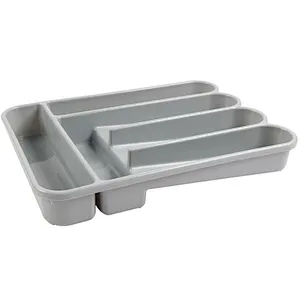 New upgrade kitchen  cutlery  organizer build in knife holder   plastic flatware caddy  tray