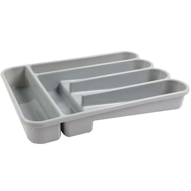 New upgrade kitchen  cutlery  organizer build in knife holder   plastic flatware caddy  tray