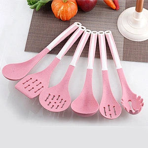 Kitchenware Non-stick 7PCS plastic silicone kitchen utensils set
