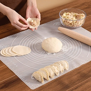 Union Source Professional convenient silicone gel baking tool environment-friendly kneading pad with scale