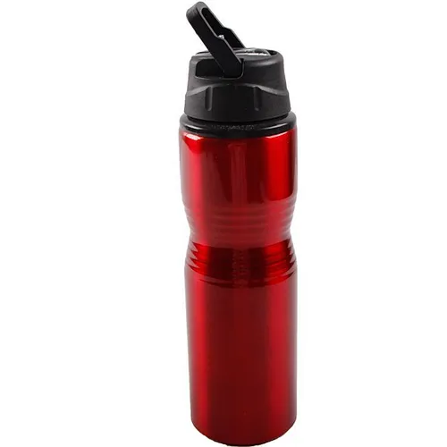 Wholesale 750ml Portable  Large Capacity Food Grade  Aluminium Outdoor  Sports Water Bottle With Lid