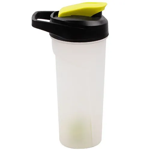 2020 High quality custom protein plastic portable drinking water gym bottle shaker with handle
