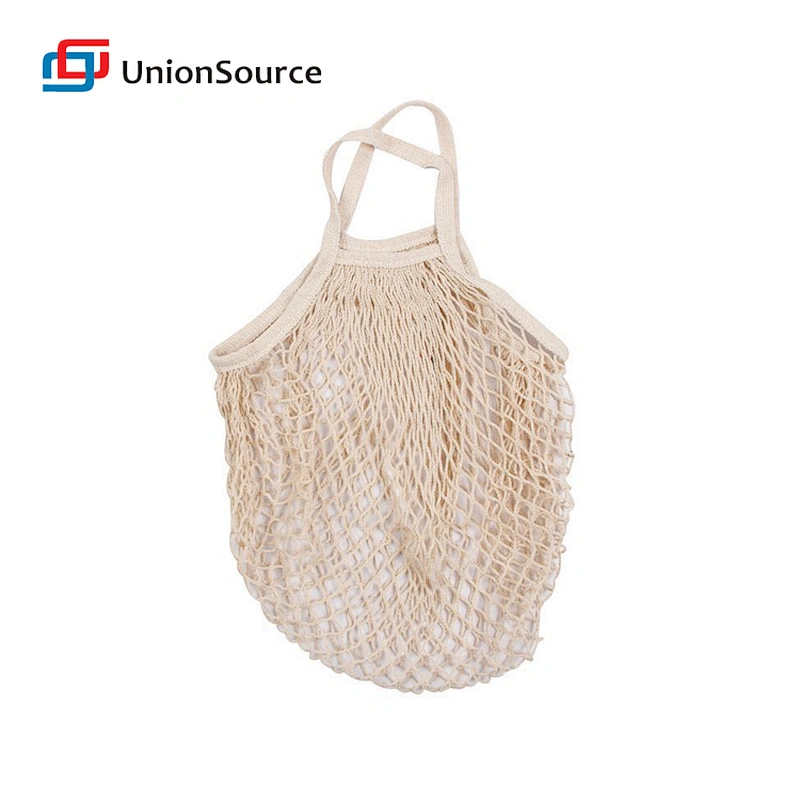 washable reusable eco organic cotton string net mesh tote fruit grocery shopping bags