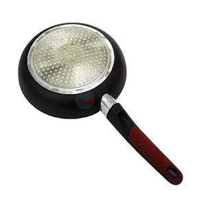 Wholesale Aluminum Pots Cookware Sets Wok Burner Nonstick Frying Pan With Silicone Handle