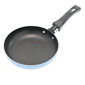 Multifunction Wholesale 6 Sizes European Style Cooking Non-Stick Woks Frying Pan With Handle