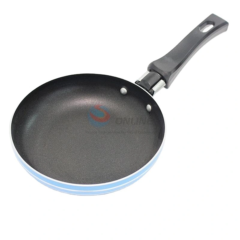 Multifunction Wholesale 6 Sizes European Style Cooking Non-Stick Woks Frying Pan With Handle
