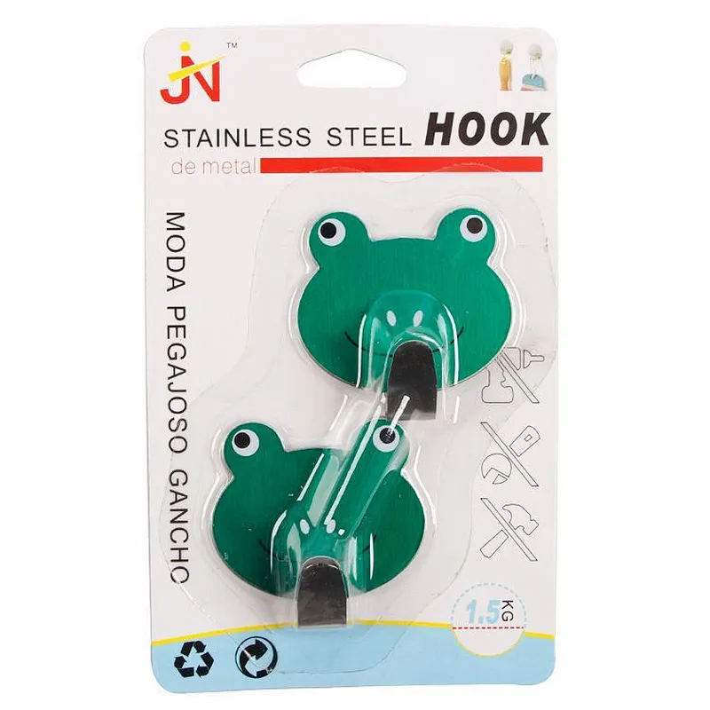 Unionsource Home horse kitchen self adhesive decorative stainless steel wall hanger hook
