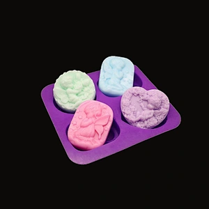 Factory wholesale rectangle loaf silicone soap mold