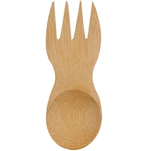 Unionsource eco friendly healthy mini custom utensils wooden bamboo spoon for babies children
