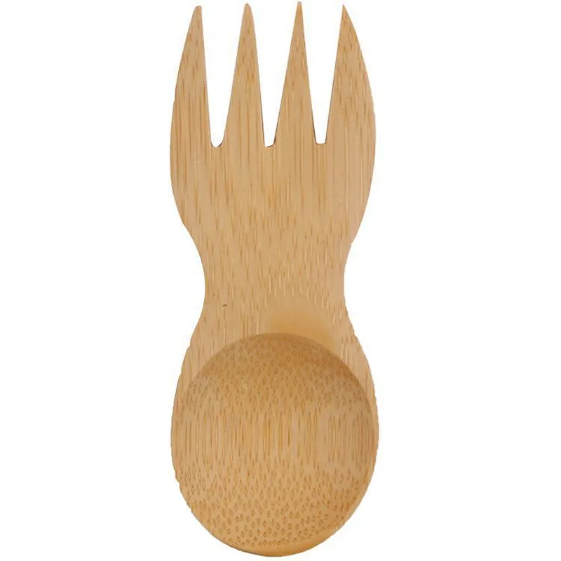 Unionsource eco friendly healthy mini custom utensils wooden bamboo spoon for babies children