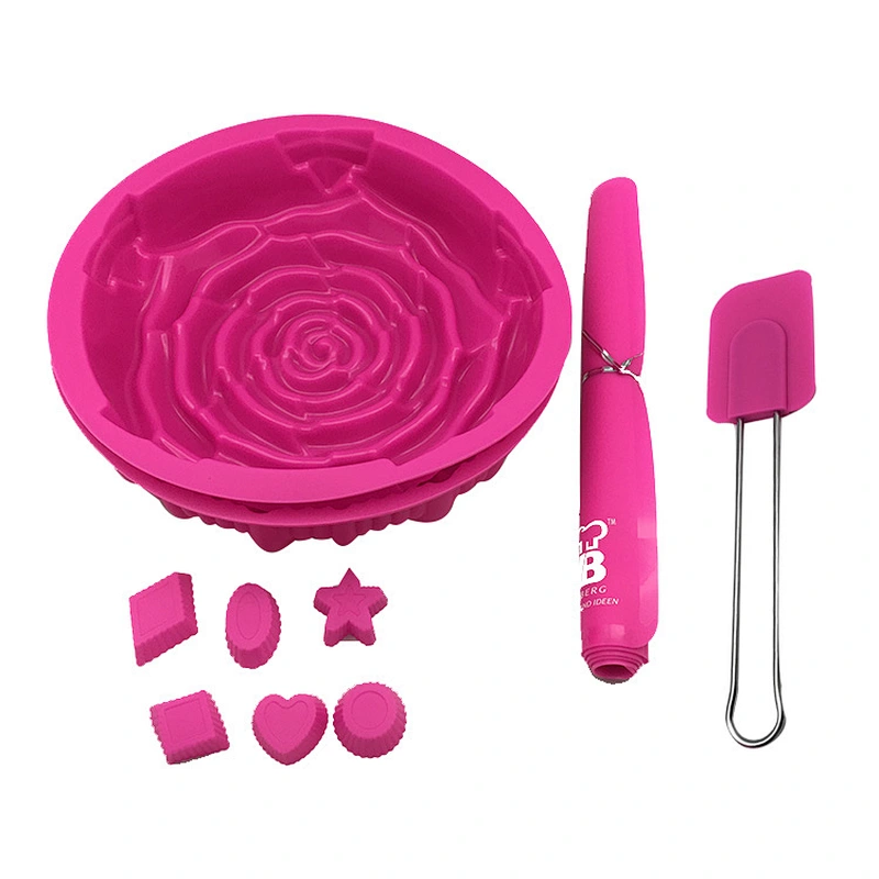 approved Cake Molds kids silicone baking set