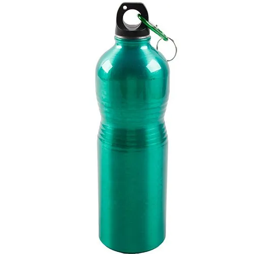 750ml large capacity portable single layer aluminum outdoor sports water bottle for men