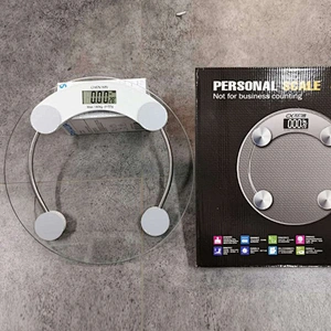 2020 new custom display tempered transparent glass household electronic body weight bathroom weighting scale