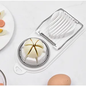 Unionsource Multifunction Kitchen Cutter Tool 2 in 1 Stainless Steel Wires Egg Slicer Or Cutter