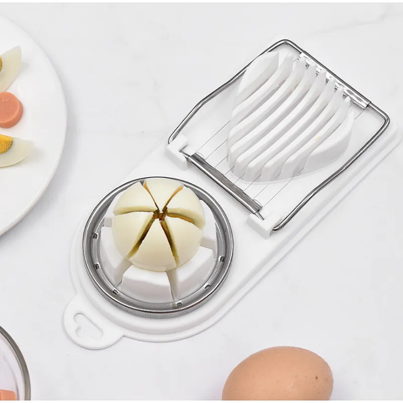 Unionsource Multifunction Kitchen Cutter Tool 2 in 1 Stainless Steel Wires Egg Slicer Or Cutter