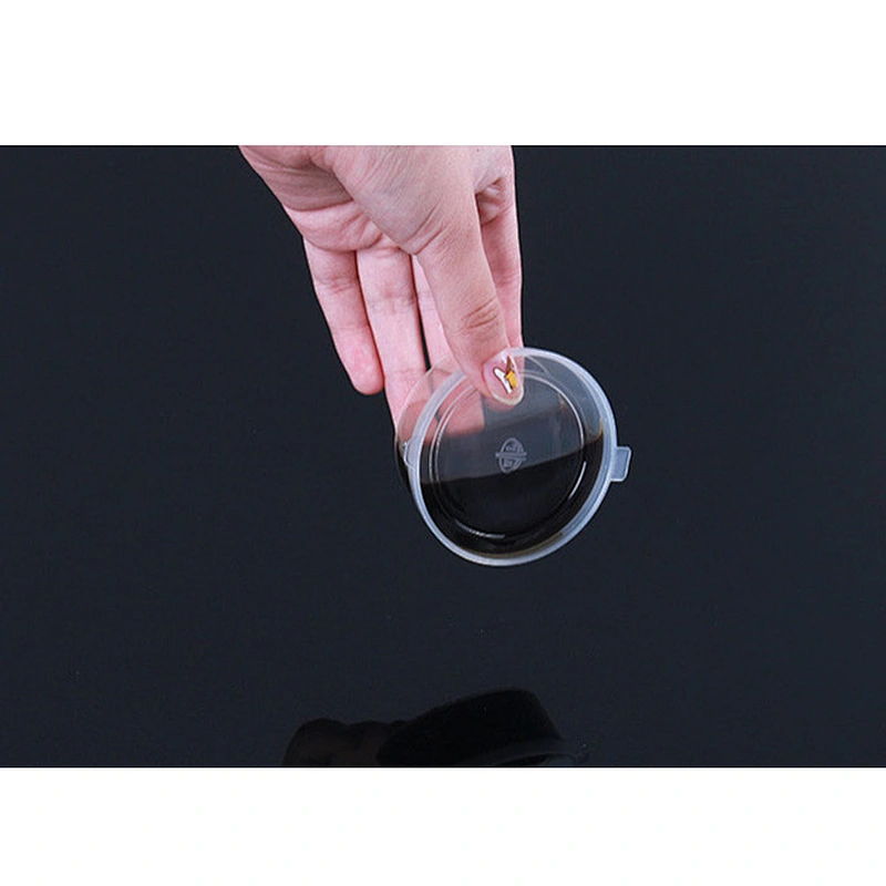 Food grade transparent plastic 6pcs 20ml mini  storage container