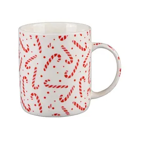 Union Source Christmas Essentials Soft Ceramic White Coffee Mugs/Customized Printed Mugs