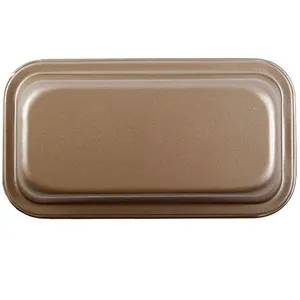 Cheap 0.4mm carbon steel bakeware rectangle cooking tools cheese loaf cake pan molds for baking non-stick