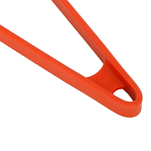 Wholesale Heat resistant seamless structure kitchen accessories utensils reusable silicone food tongs with Iron inside