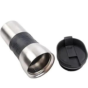 Factory direct sales 500ml portable vacuum double wall leak proof outdoor stainless steel coffee thermos mug cup