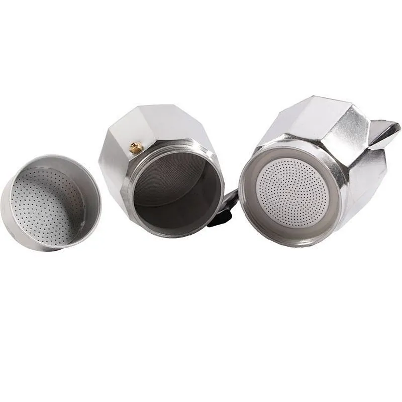 Best selling hight quality  classic style aluminium geyser coffee maker for home